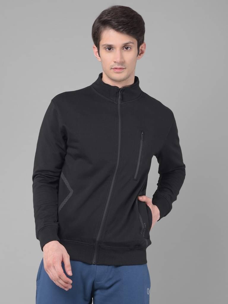     			Force NXT Cotton Men's Casual Jacket - Black ( Pack of 1 )