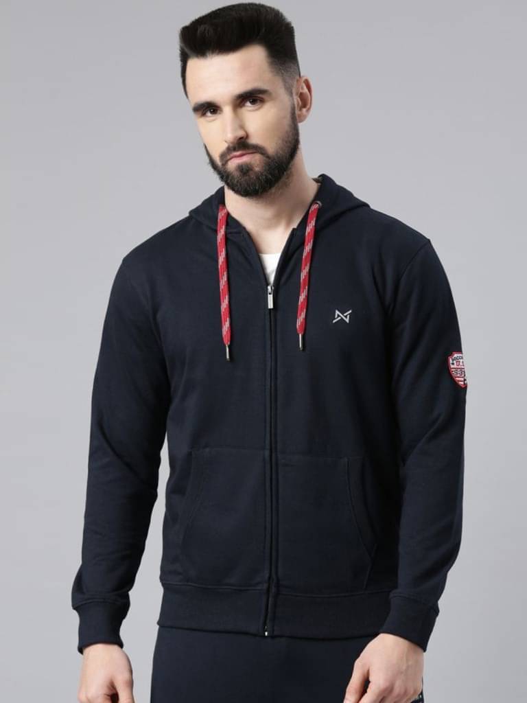 Force NXT - Navy Fleece Regular Fit Men's Sweatshirt ( Pack of 1 ) Force NXT - Navy Fleece Regular Fit Men's Sweatshirt ( Pack of 1 )