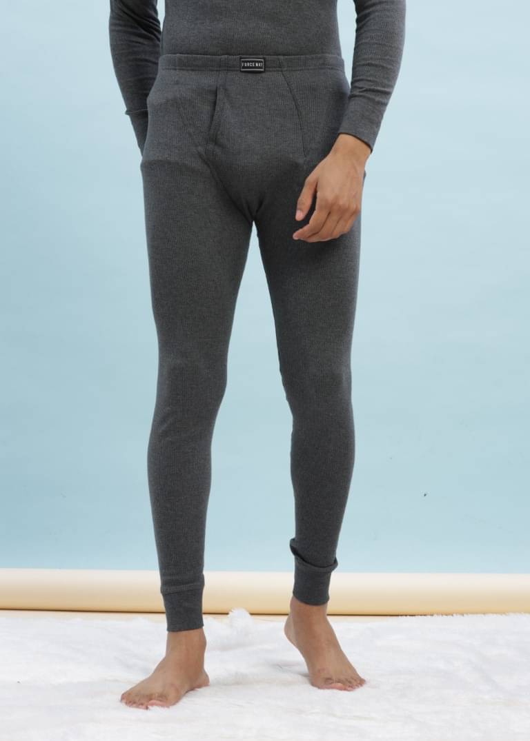     			Force NXT Pack of 1 Cotton Blend Thermal Bottoms For Men's ( Grey )