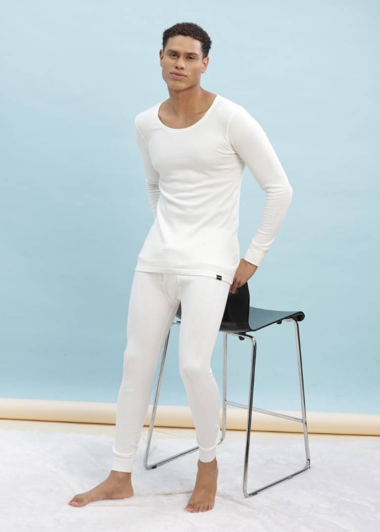 Force NXT Pack of 1 Cotton Blend Thermal Sets For Men's ( Off White ) Force NXT Pack of 1 Cotton Blend Thermal Sets For Men's ( Off White )