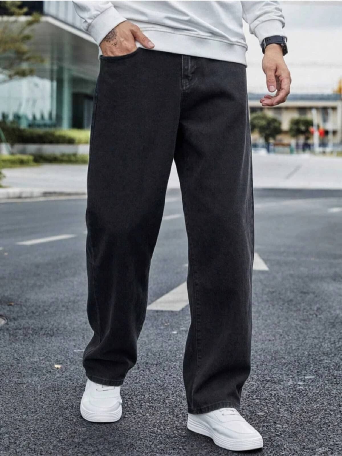 Gazal Fashions Clean Look Men's Jeans - Black ( Pack of 1 ) - Jeans | Buy online on ZillyBuy