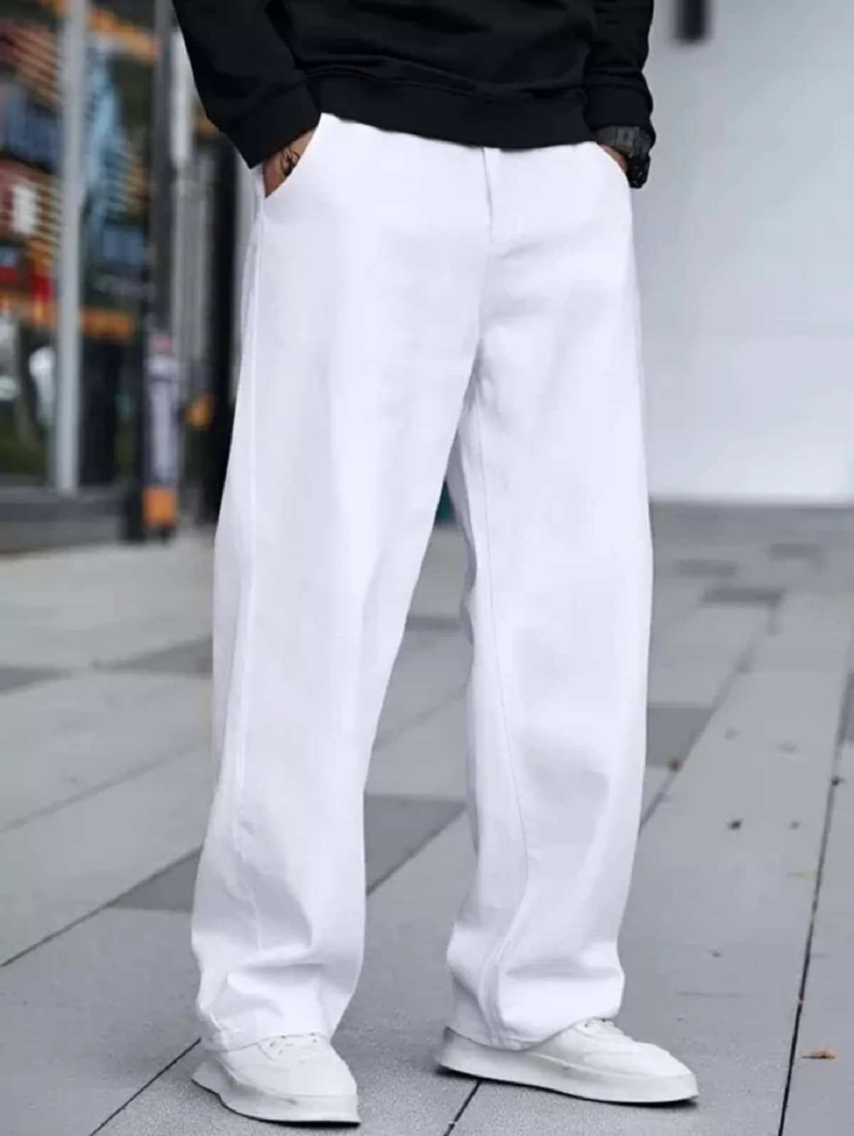Gazal Fashions Clean Look Men's Jeans - White ( Pack of 1 ) - Jeans | Buy online on ZillyBuy