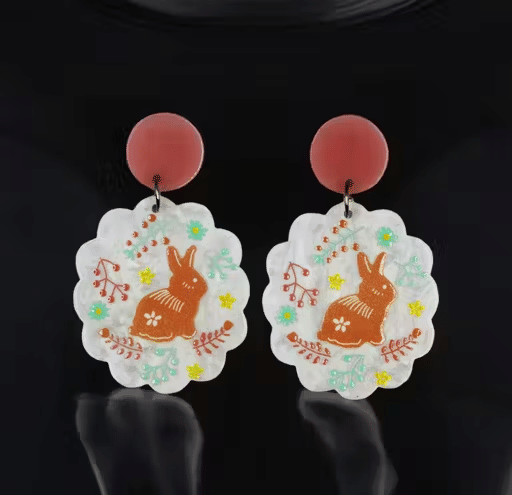     			Generic vijay Multi Color Drop Earrings ( Pack of 1 )
