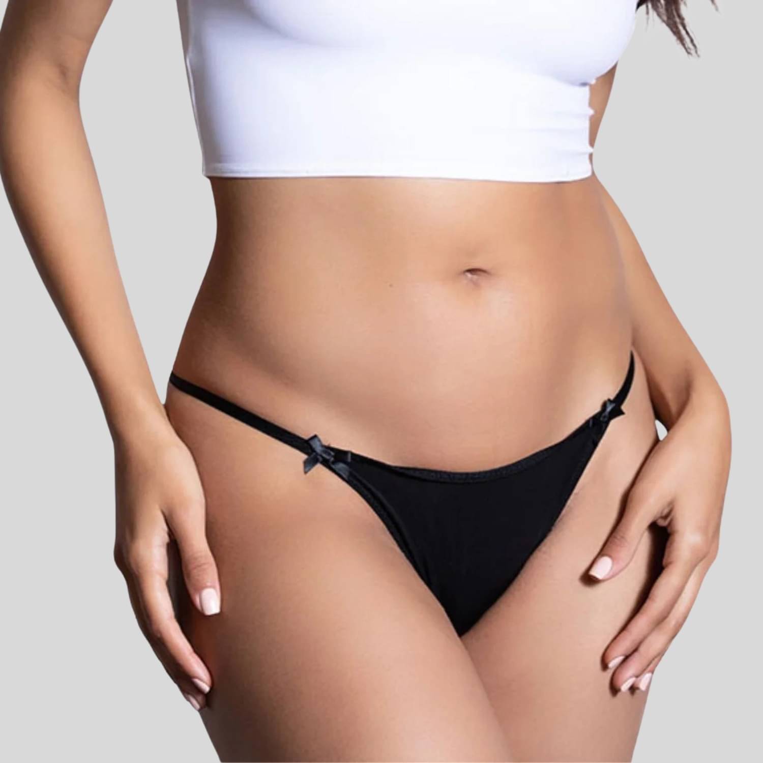     			LoveAasan Pack of 1 Net/Mesh G-Strings For Women ( Black )