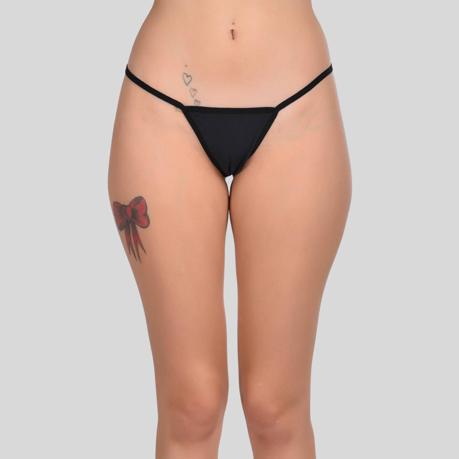     			LoveAasan Pack of 1 Satin G-Strings For Women ( White )