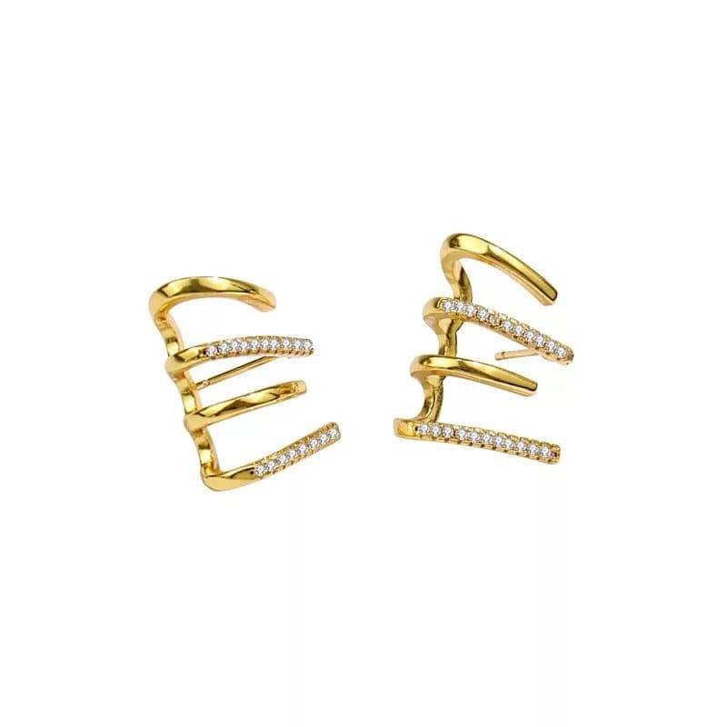     			MULTIWA Gold Stud Earrings ( Pack of 1 )
