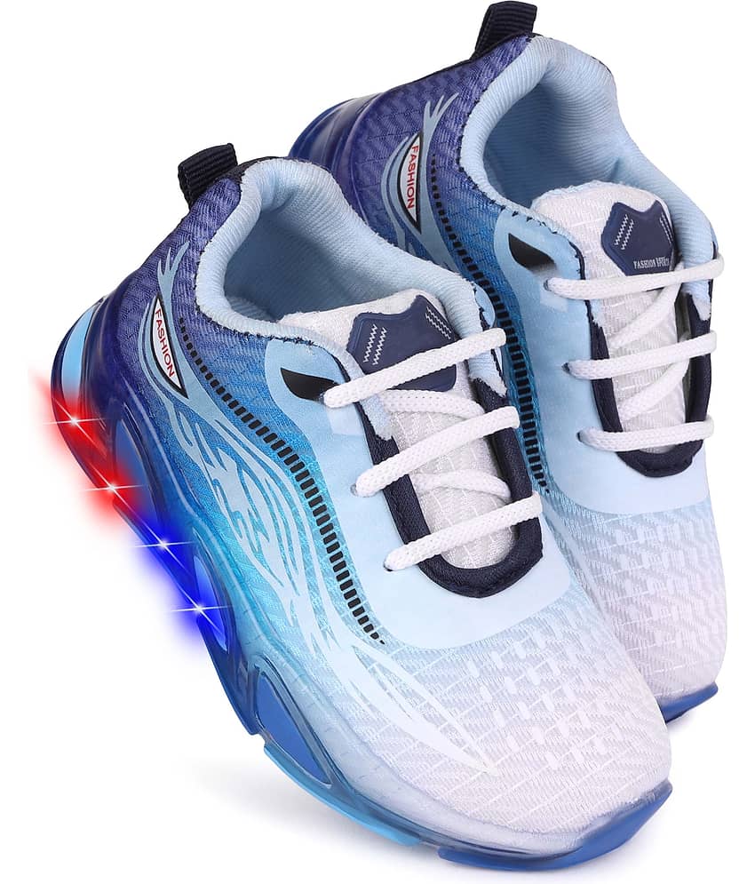 Columbus LightBlue Boy's Running Shoes Pair