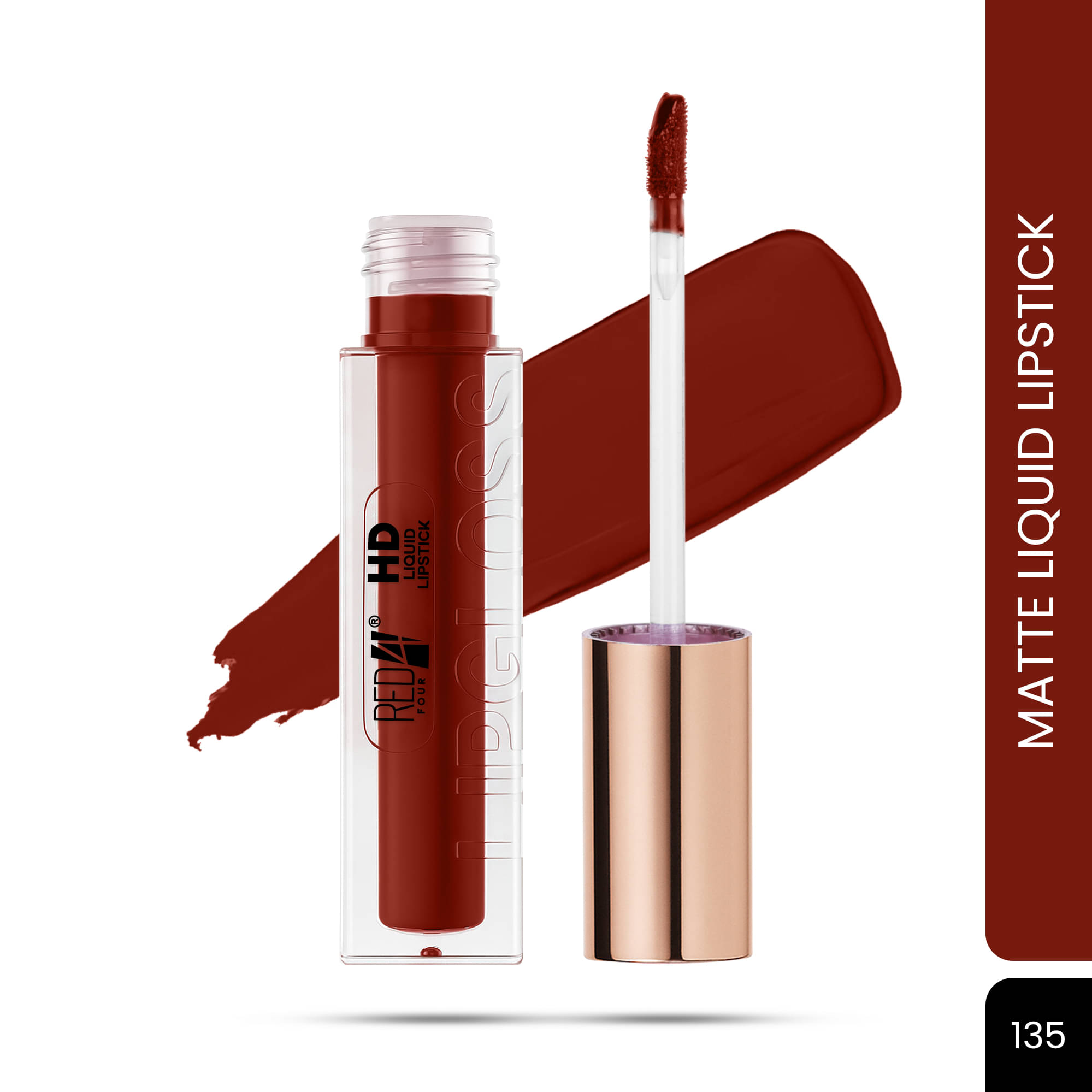     			RED 4 Fuchsia Matte Long Lasting Liquid Lipstick ( Pack of 1 )