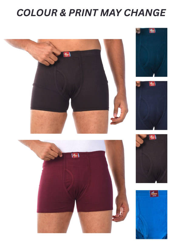     			Renox Pack of 2 Cotton Trunks For Men's ( Multicolor )