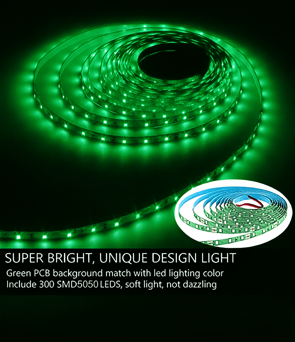     			SPARKWORLD Green 5M LED Strip ( Pack of 1 )