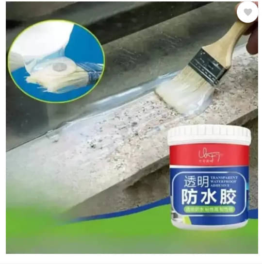 STYLE ORIANS Transparent Waterproof Crack Seal Glue 300gm with Brush for Roof Leakage Water Leakage for Pipe Wall Tiles STYLE ORIANS Transparent Waterproof Crack Seal Glue 300gm with Brush for Roof Leakage Water Leakage for Pipe Wall Tiles