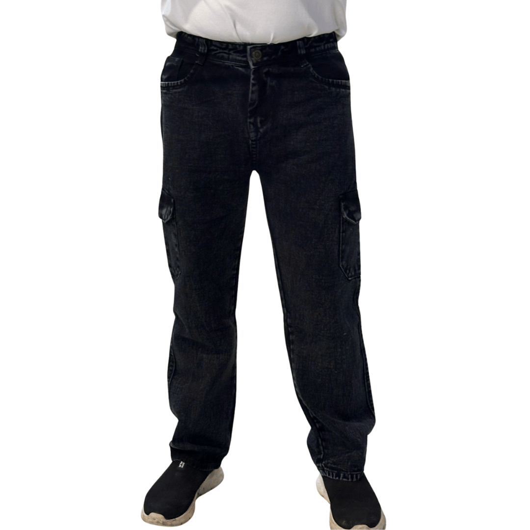     			Totoes Regular Fit Washed Men's Jeans - Black ( Pack of 1 )