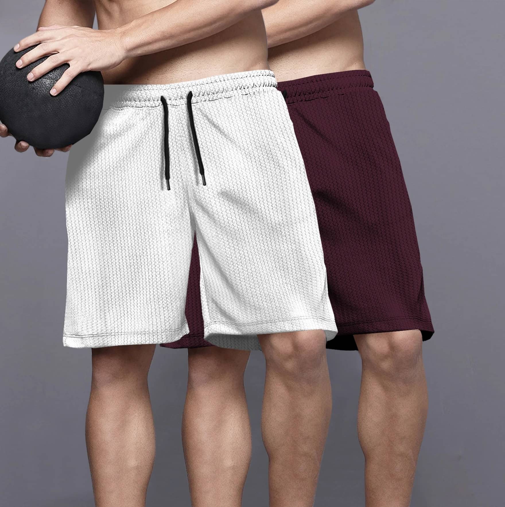 Tripr Multicolor 10 Cotton Blend Men's Shorts ( Pack of 2 ) Tripr Multicolor 10 Cotton Blend Men's Shorts ( Pack of 2 )