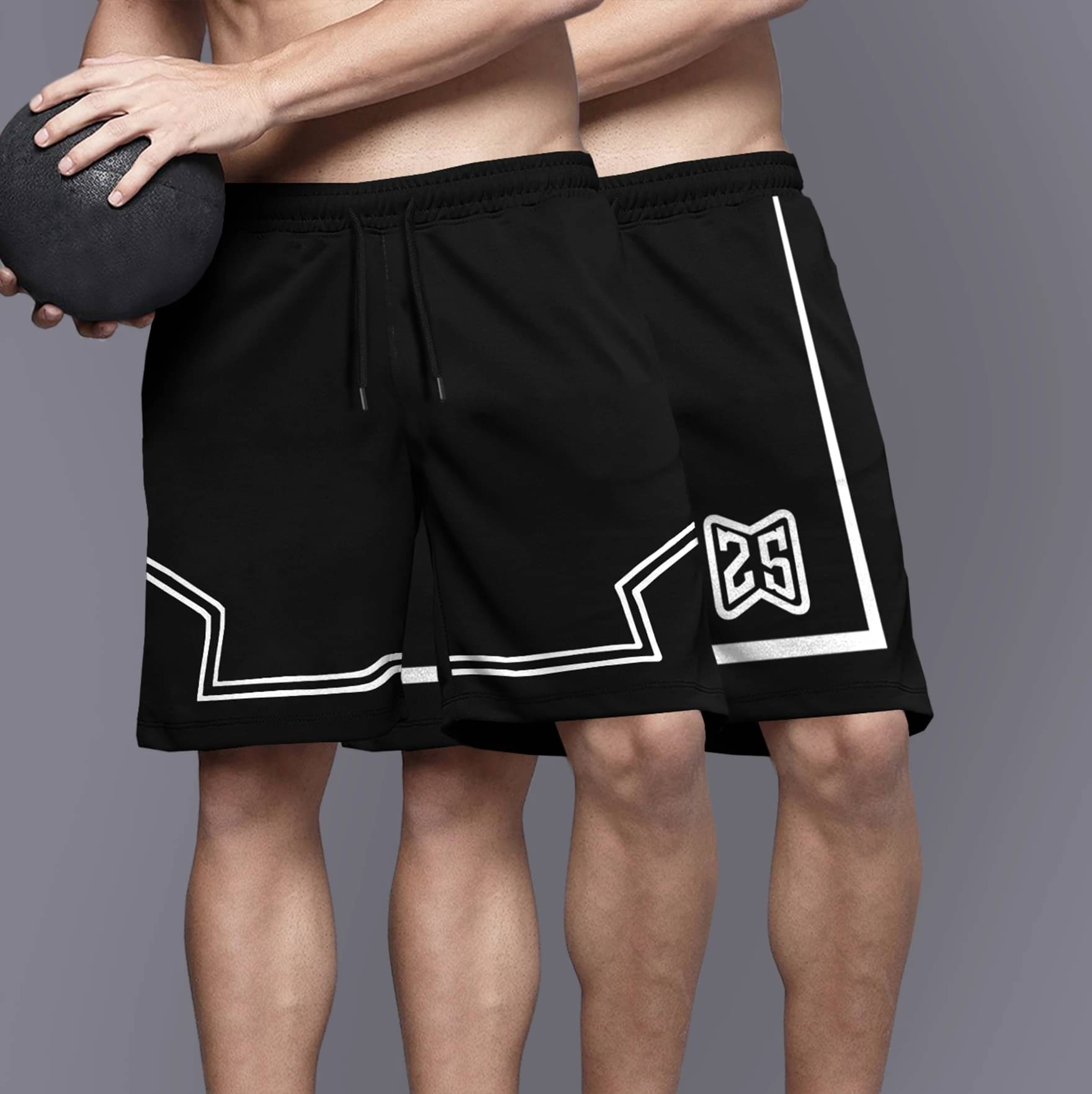 Tripr Multicolor 7 Cotton Blend Men's Shorts ( Pack of 2 )     			Tripr Multicolor 7 Cotton Blend Men's Shorts ( Pack of 2 )