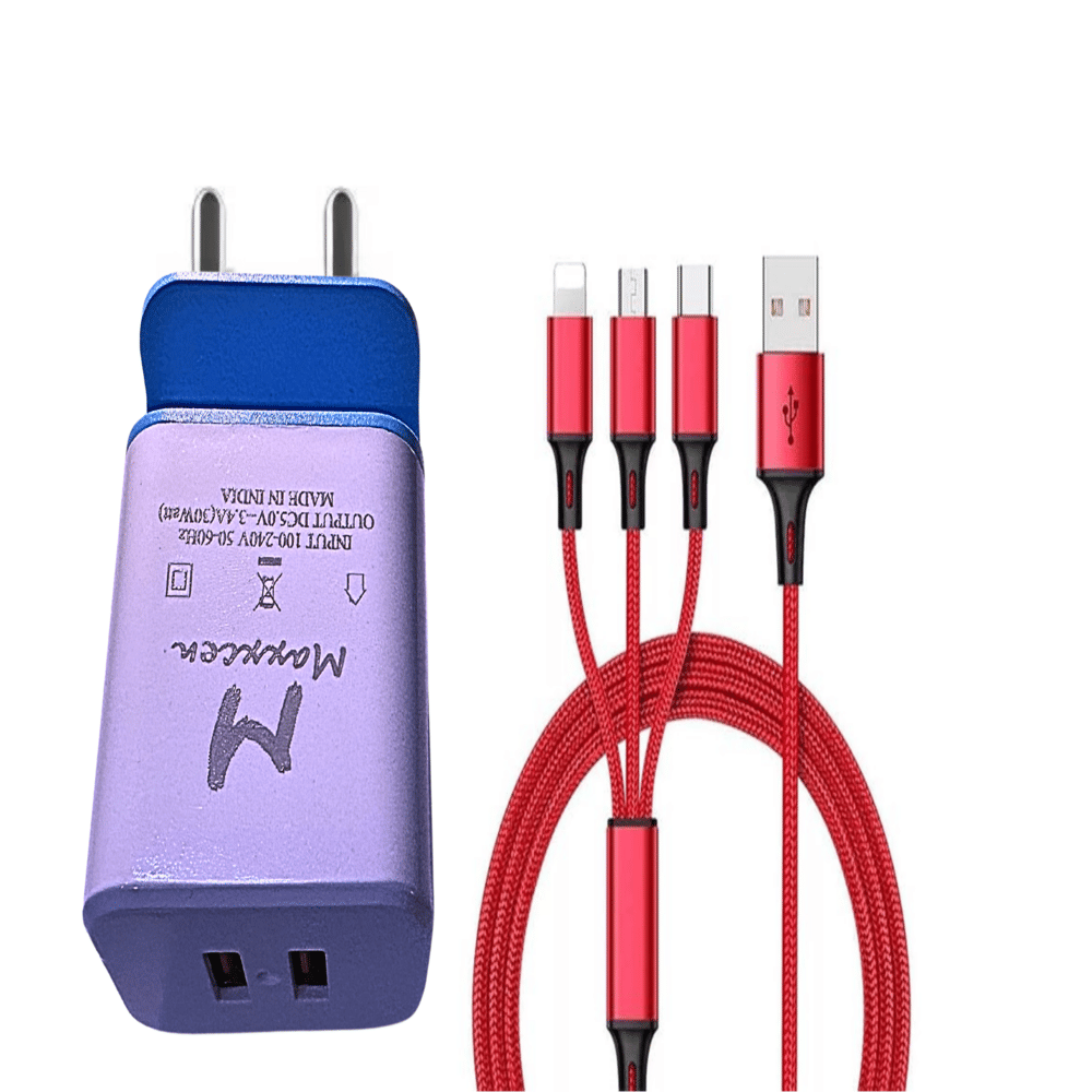 Ambrane Wall Charger Fast Charger Free charge and sync
