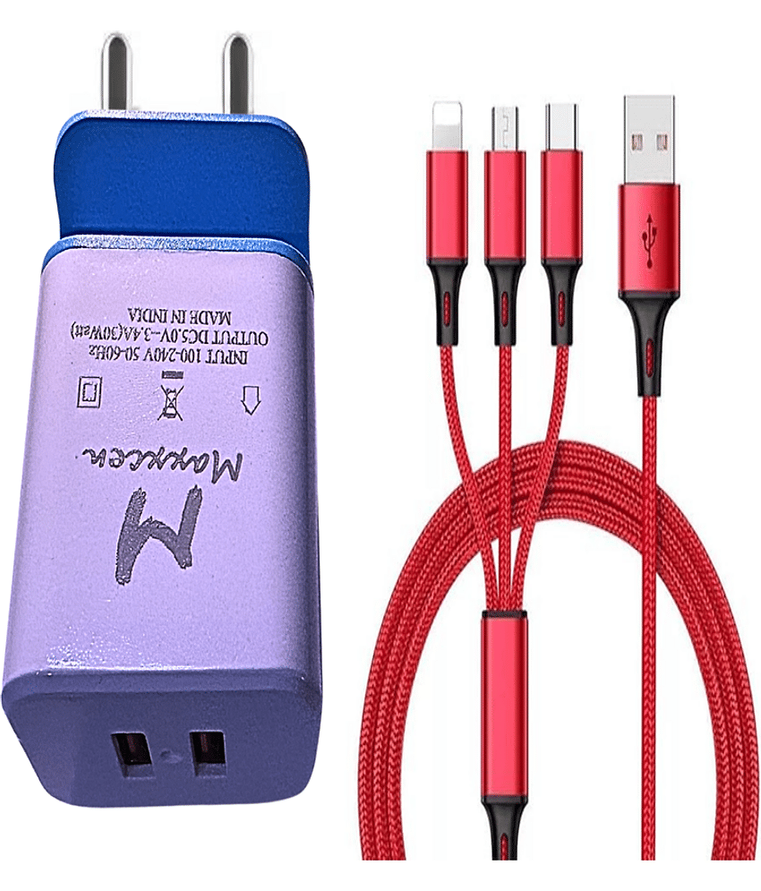 Ambrane Wall Charger Fast Charger Free charge and sync