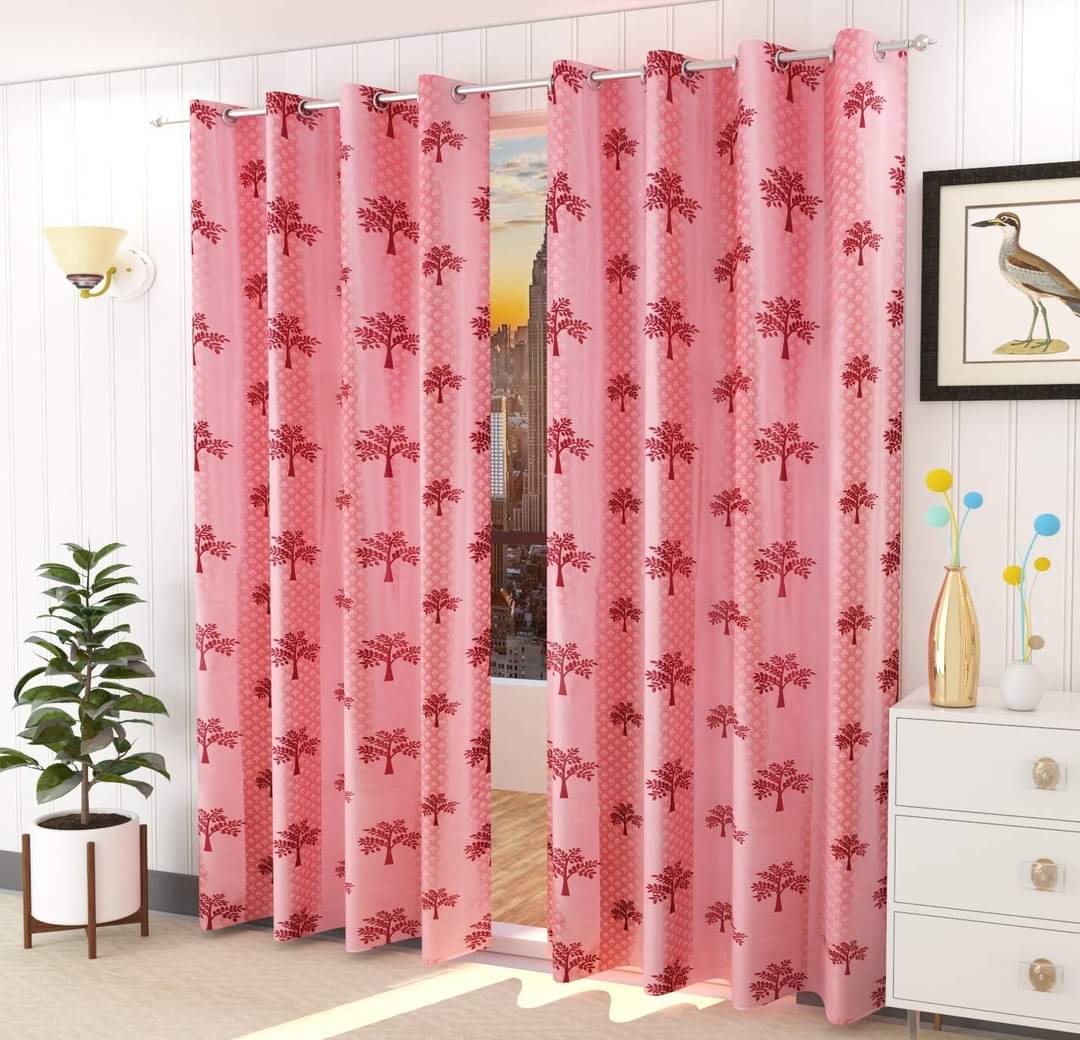 AADI TRADERS Solid Semi-Transparent Eyelet Curtain 9 ft ( Pack of 1 ) - Maroon AADI TRADERS Solid Semi-Transparent Eyelet Curtain 9 ft ( Pack of 1 ) - Maroon