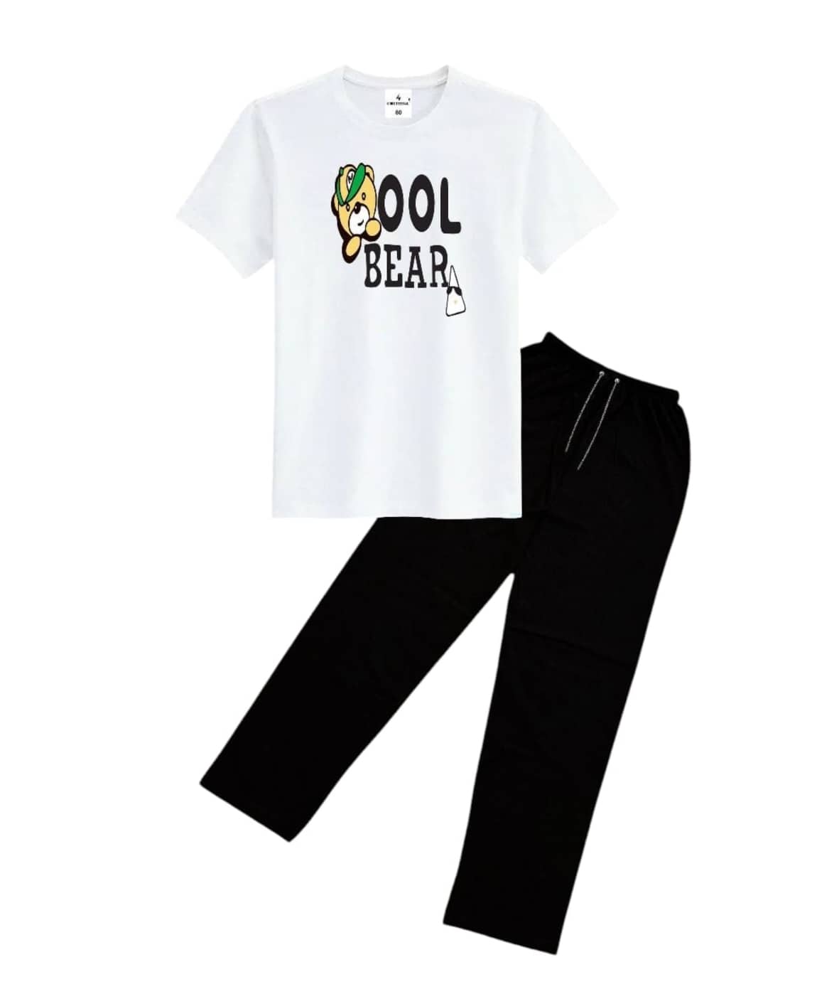 COOLTEES4U Pack of 1 Unisex Cotton T-Shirt & Shorts Set ( Multicolor )