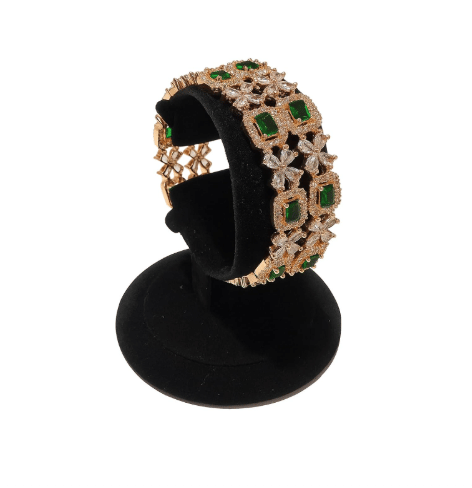    			DISPLAY ZONE Bangle Display Stand for counter Showroom shopcase shop in Kada Bengal stand display Quantity 1 Colour Black (black)