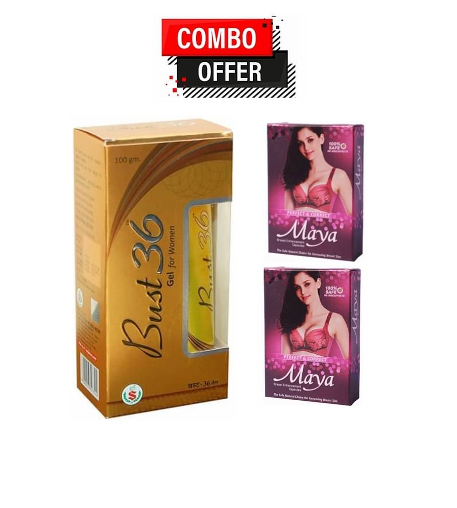 Dr. Chopra Maya Capsule 30no.s & Surjichem Bust 36 Gel For Women 100Gm PAck Of 2 Dr. Chopra Maya Capsule 30no.s & Surjichem Bust 36 Gel For Women 100Gm PAck Of 2
