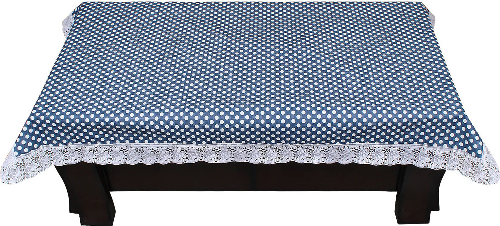 Dream Care Printed Polyester 4 Seater Rectangle Table Cover ( 40 x 60 ) cm Pack of 1 Blue Dream Care Printed Polyester 4 Seater Rectangle Table Cover ( 40 x 60 ) cm Pack of 1 Blue