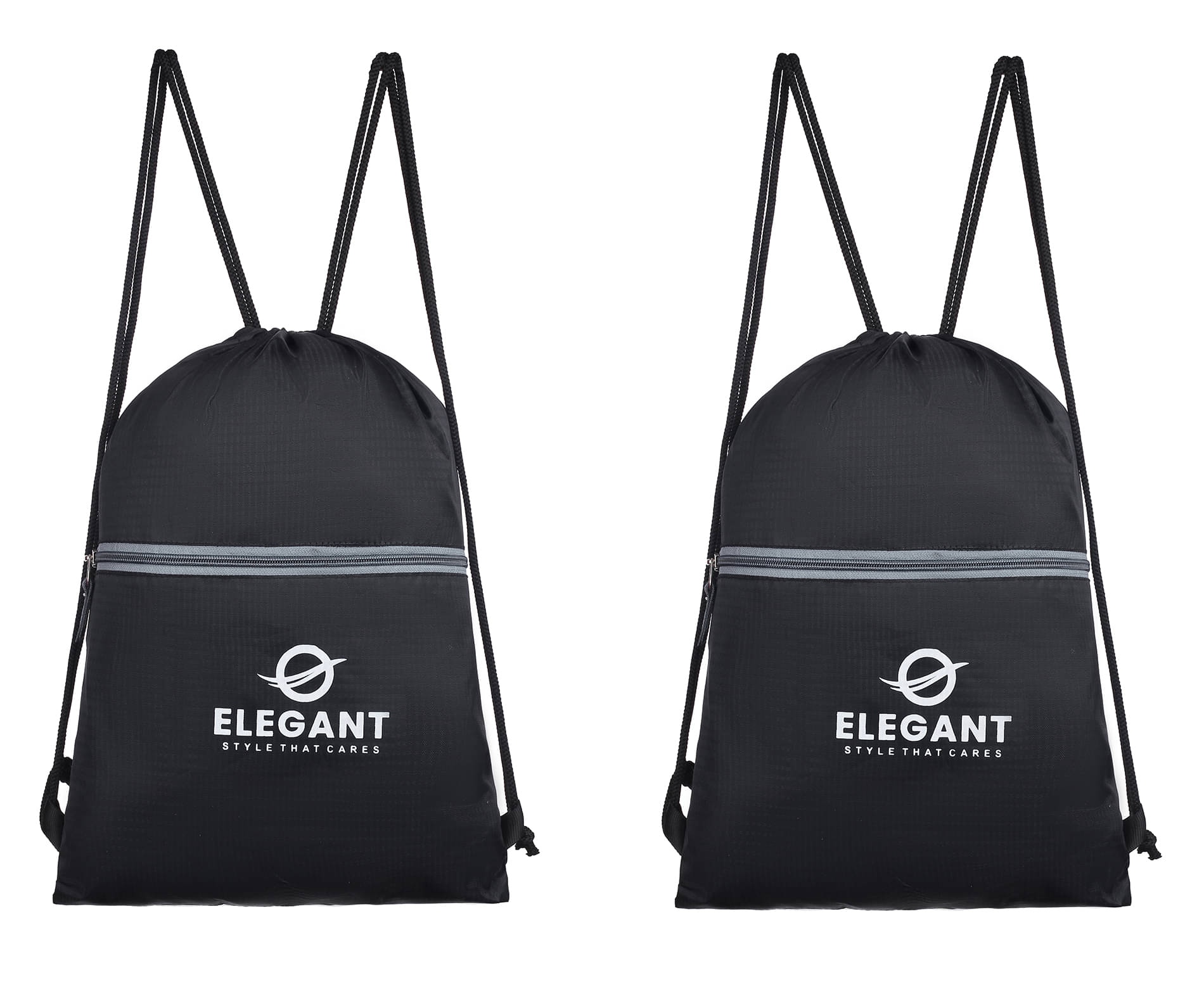     			Elegant Drawstring Bag 5 Ltrs Black Drawstring Bag