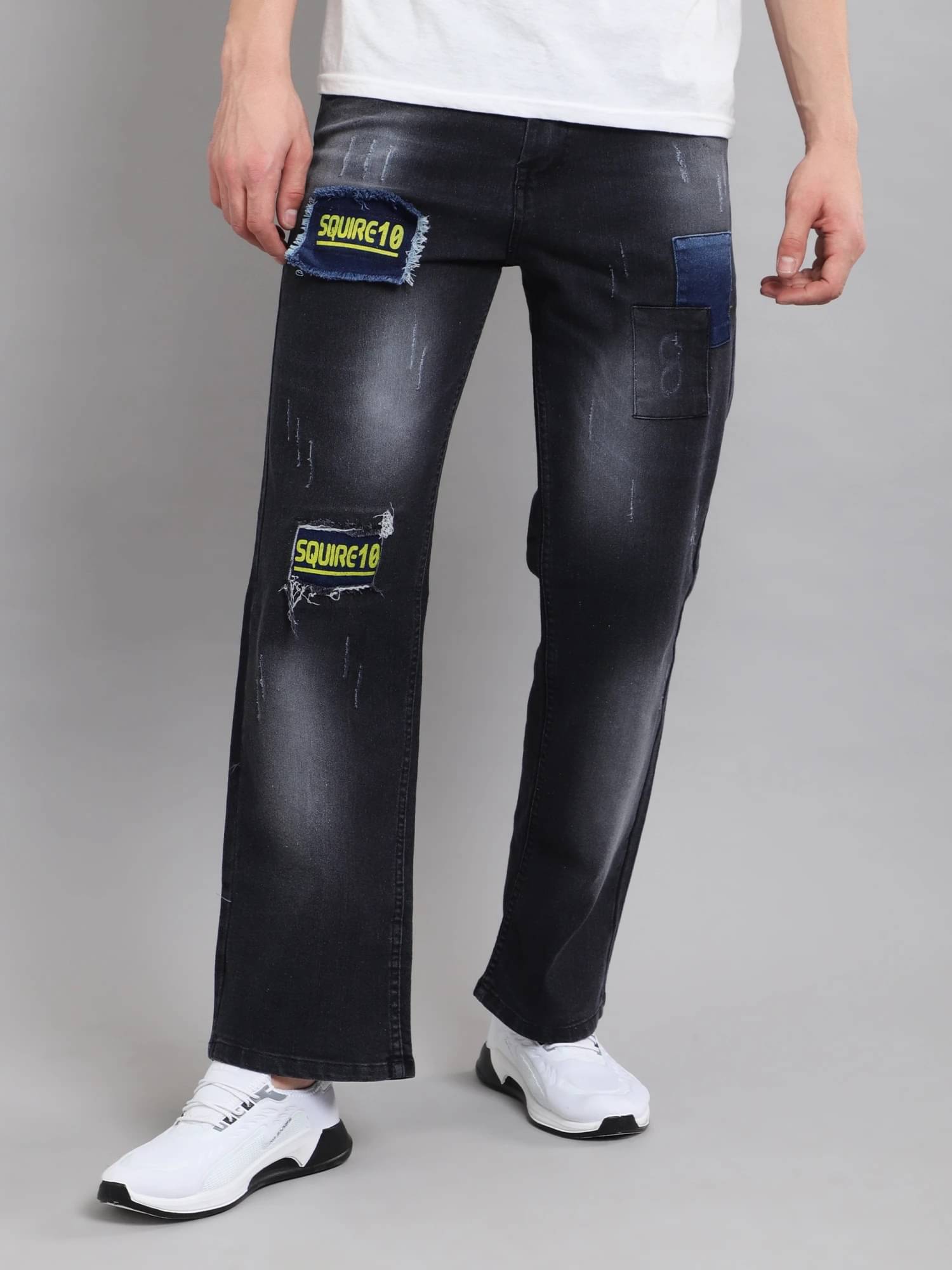 FUDE PRIDE Clean Look Men's Jeans - Dark Grey ( Pack of 1 )     			FUDE PRIDE Clean Look Men's Jeans - Dark Grey ( Pack of 1 )