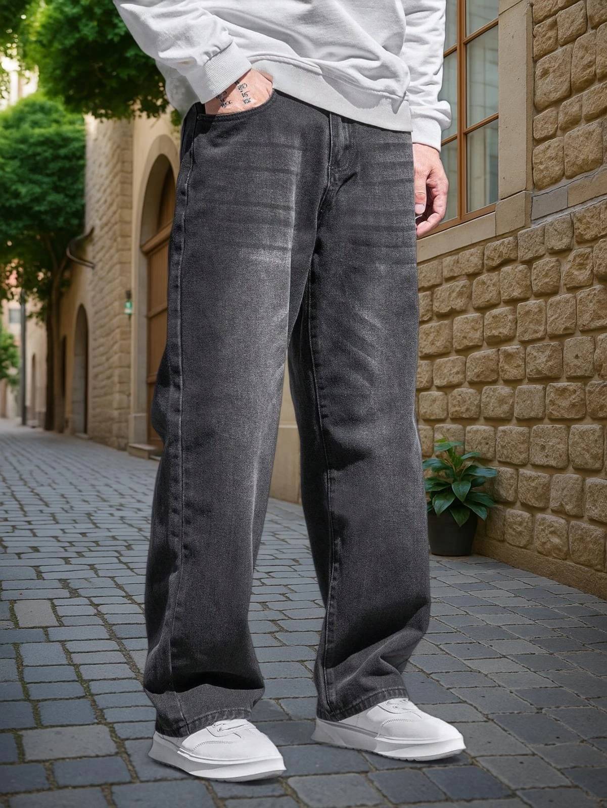 FUDE PRIDE Clean Look Men's Jeans - Dark Grey ( Pack of 1 ) FUDE PRIDE Clean Look Men's Jeans - Dark Grey ( Pack of 1 )