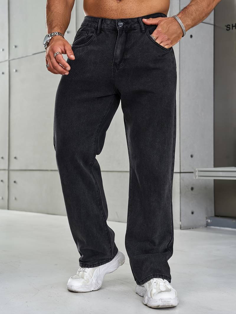 FUDE PRIDE Clean Look Men's Jeans - Dark Grey ( Pack of 1 ) FUDE PRIDE Clean Look Men's Jeans - Dark Grey ( Pack of 1 )
