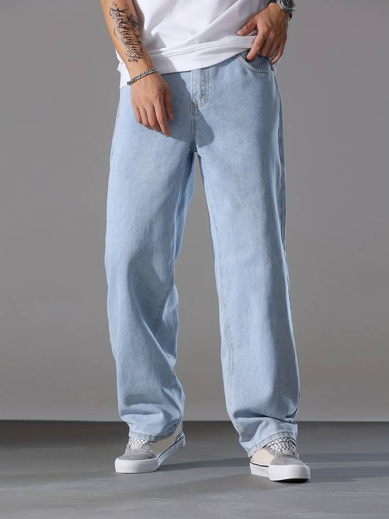     			FUDE PRIDE Clean Look Men's Jeans - Light Blue ( Pack of 1 )
