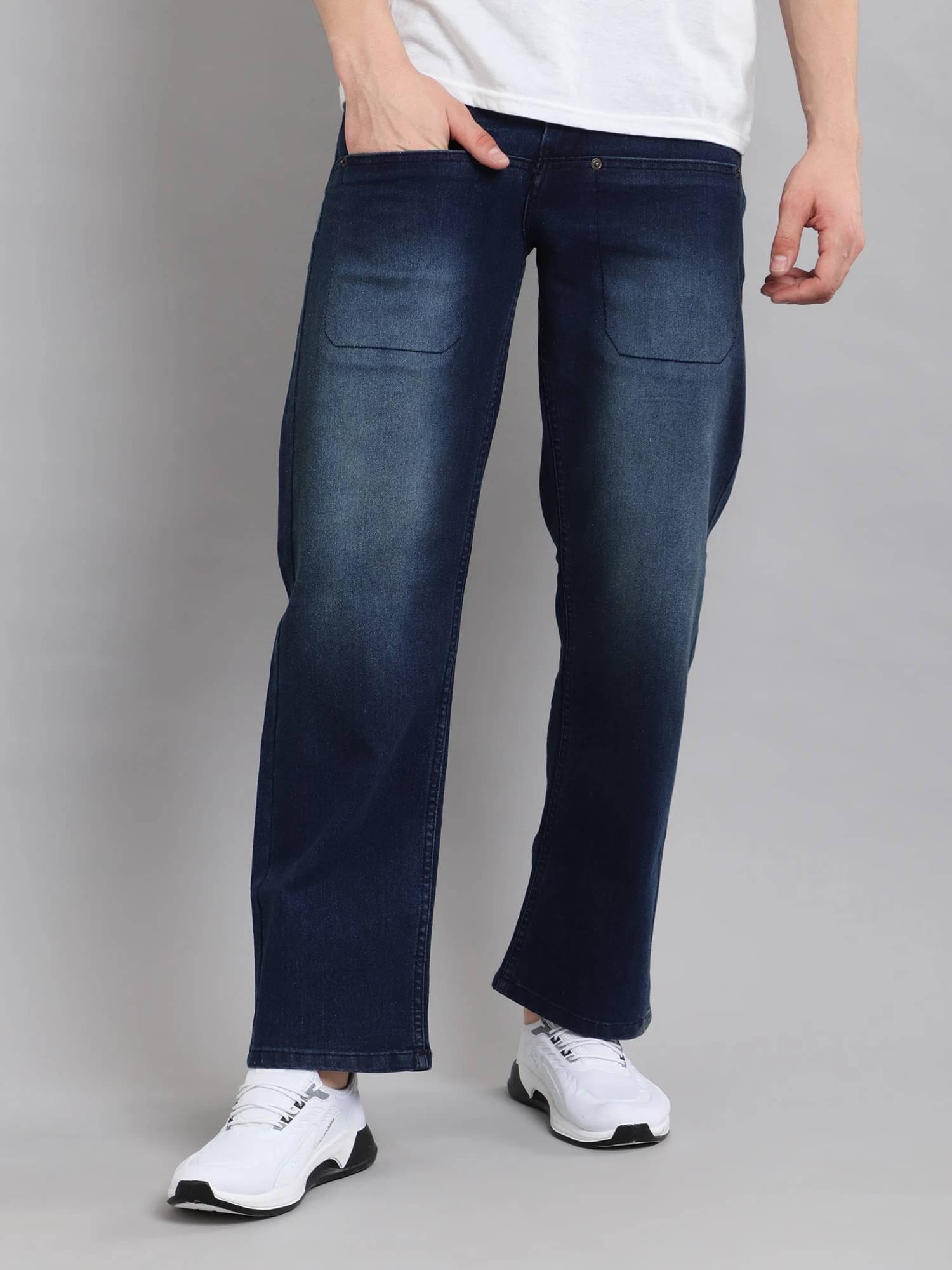     			FUDE PRIDE Clean Look Men's Jeans - Dark Blue ( Pack of 1 )