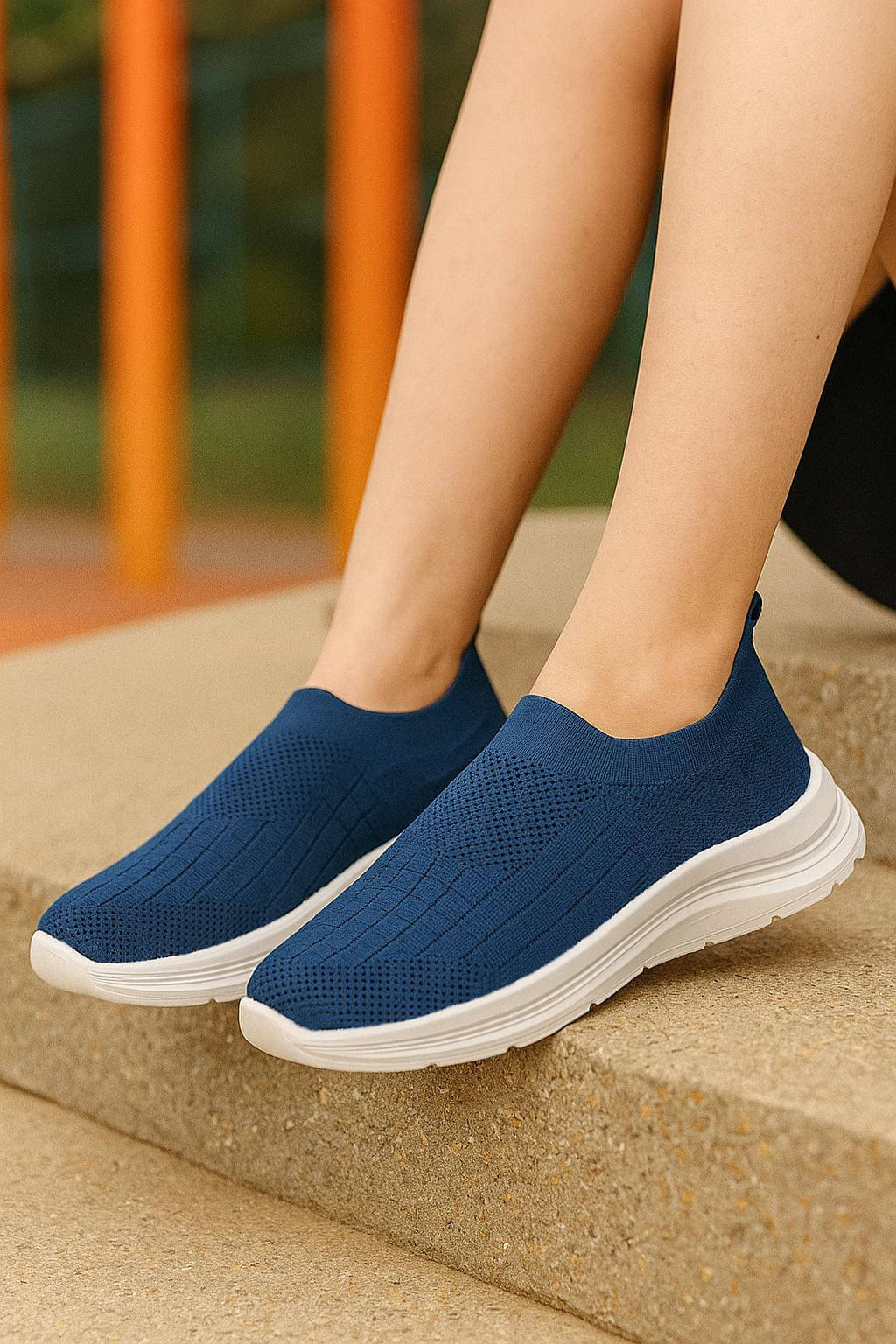     			Fabbmate Blue Women's Sneakers