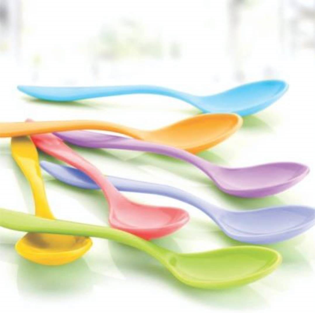     			GENRIC 01 W_Spoon_(Pack of 12) Plastic Baby Spoon Multi Color ( Pack of 12 )