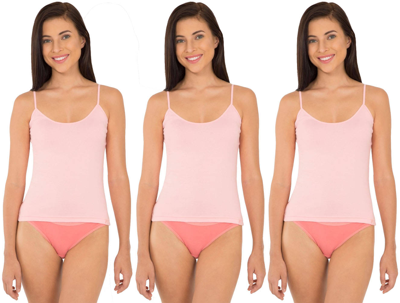 Jockey Women Cotton Camisoles ( Pink ) Jockey Women Cotton Camisoles ( Pink )