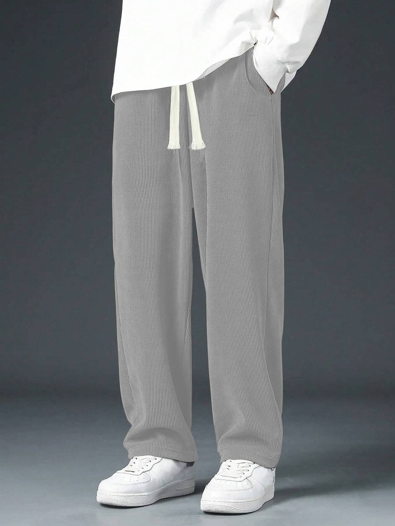     			KAJARU Loose Flat Men's Trouser - Grey ( Pack of 1 )