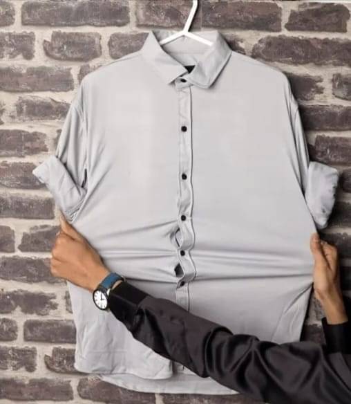 KRIVA Polyester Regular Fit Solids Full Sleeves Men's Casual Shirt - Grey ( Pack of 1 ) KRIVA Polyester Regular Fit Solids Full Sleeves Men's Casual Shirt - Grey ( Pack of 1 )