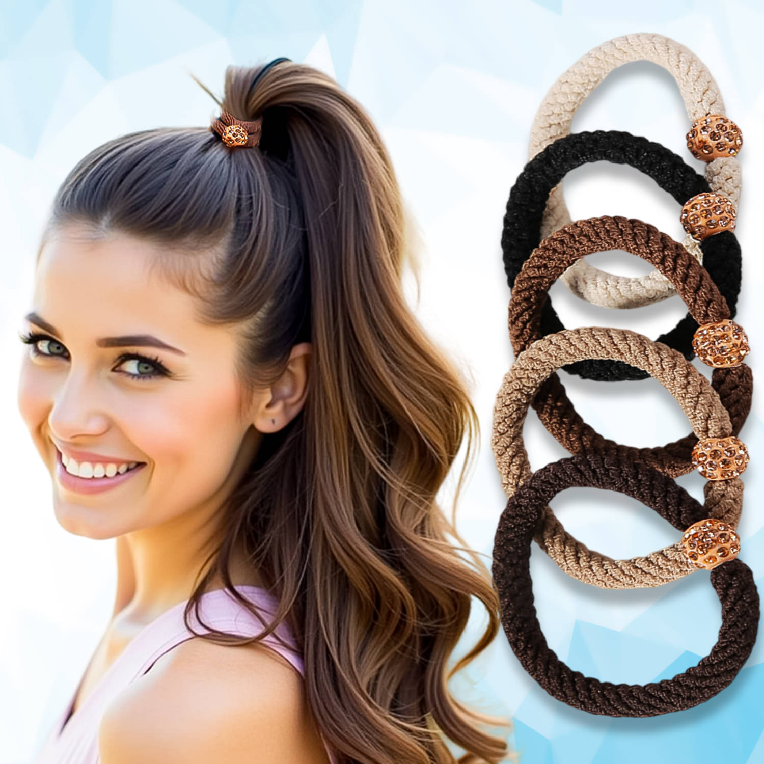 LYKAA Multi Hair Band ( Pack of 5 ) LYKAA Multi Hair Band ( Pack of 5 )