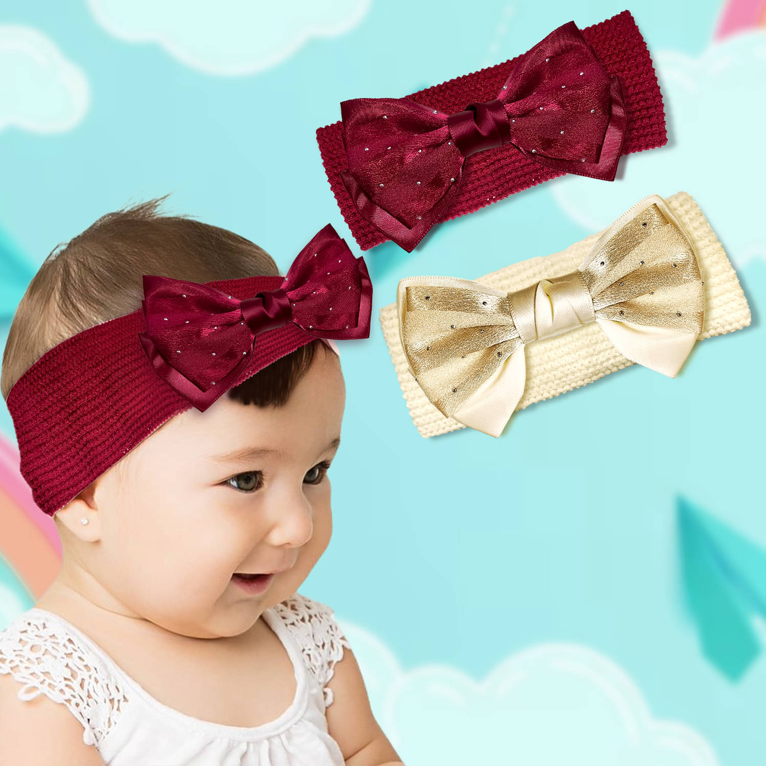 LYKAA Red Hair Band ( Pack of 2 ) LYKAA Red Hair Band ( Pack of 2 )