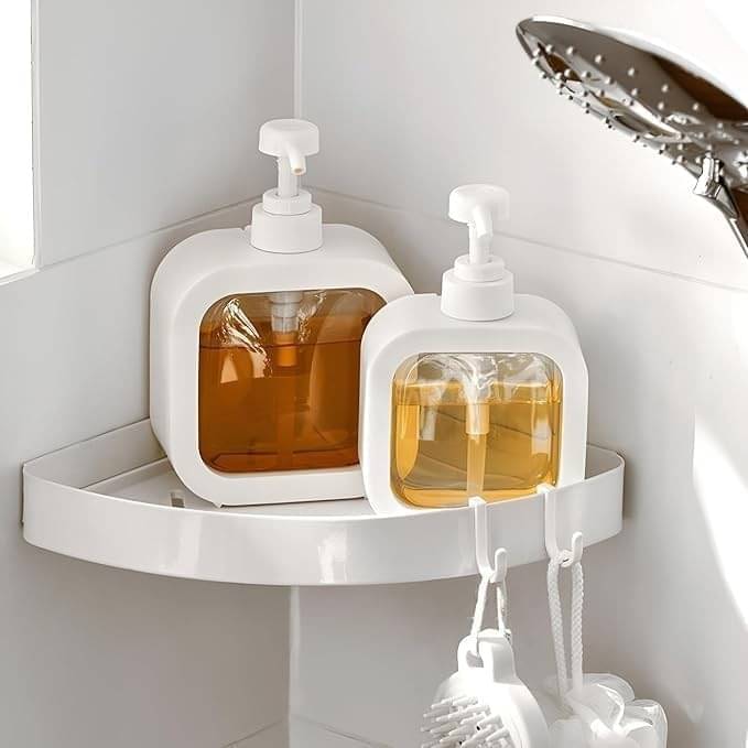Liquid Soap Refillable Dispenser For Bathroom Kitchen-2 Liquid Soap Refillable Dispenser For Bathroom Kitchen-2