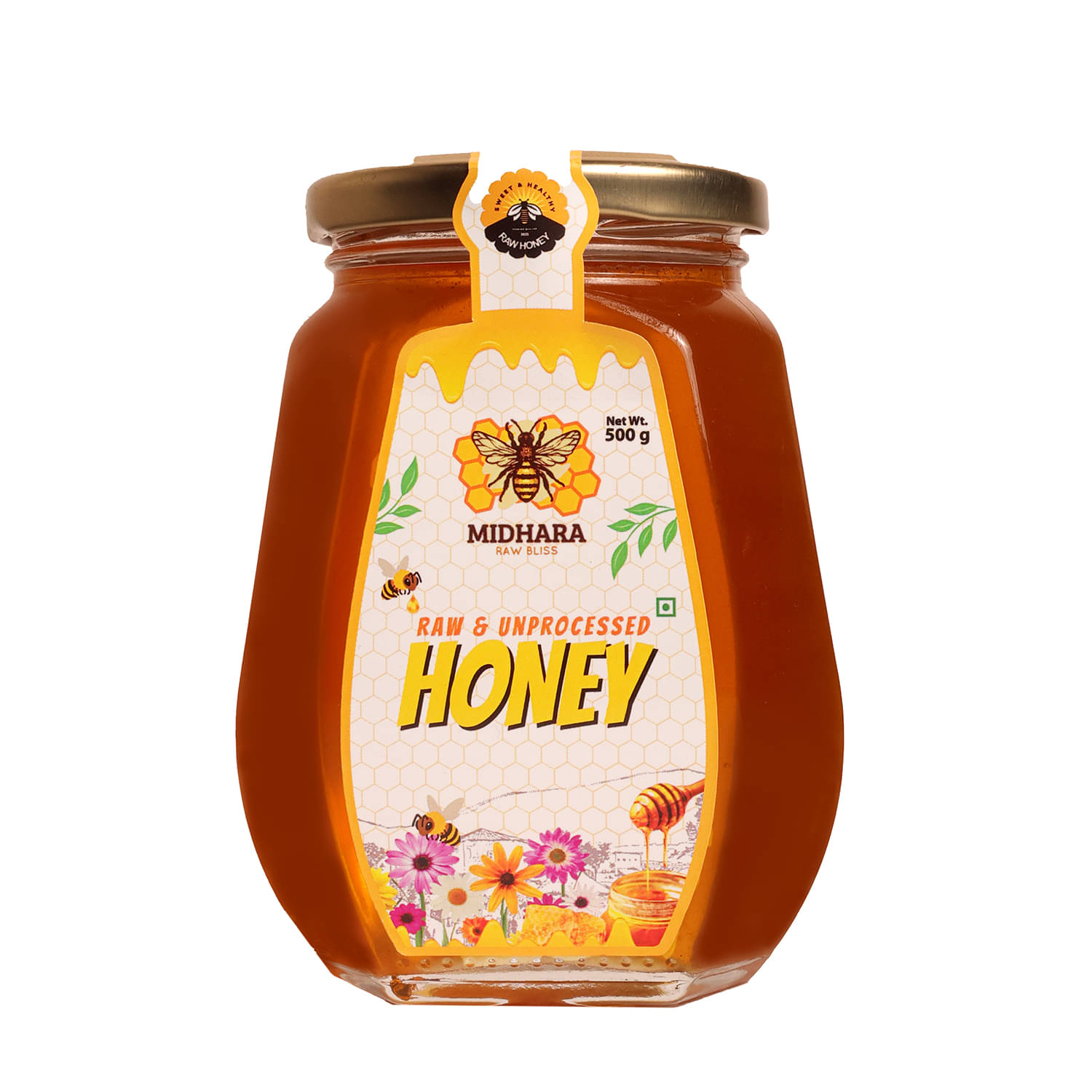 MIDHARA RAW BLISS Honey 500     			MIDHARA RAW BLISS Honey 500