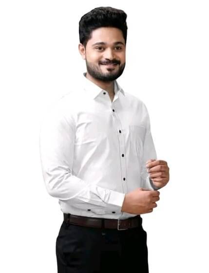 Nexra Creation Cotton Blend Regular Fit Solids Full Sleeves Men's Casual Shirt - White ( Pack of 1 ) Nexra Creation Cotton Blend Regular Fit Solids Full Sleeves Men's Casual Shirt - White ( Pack of 1 )