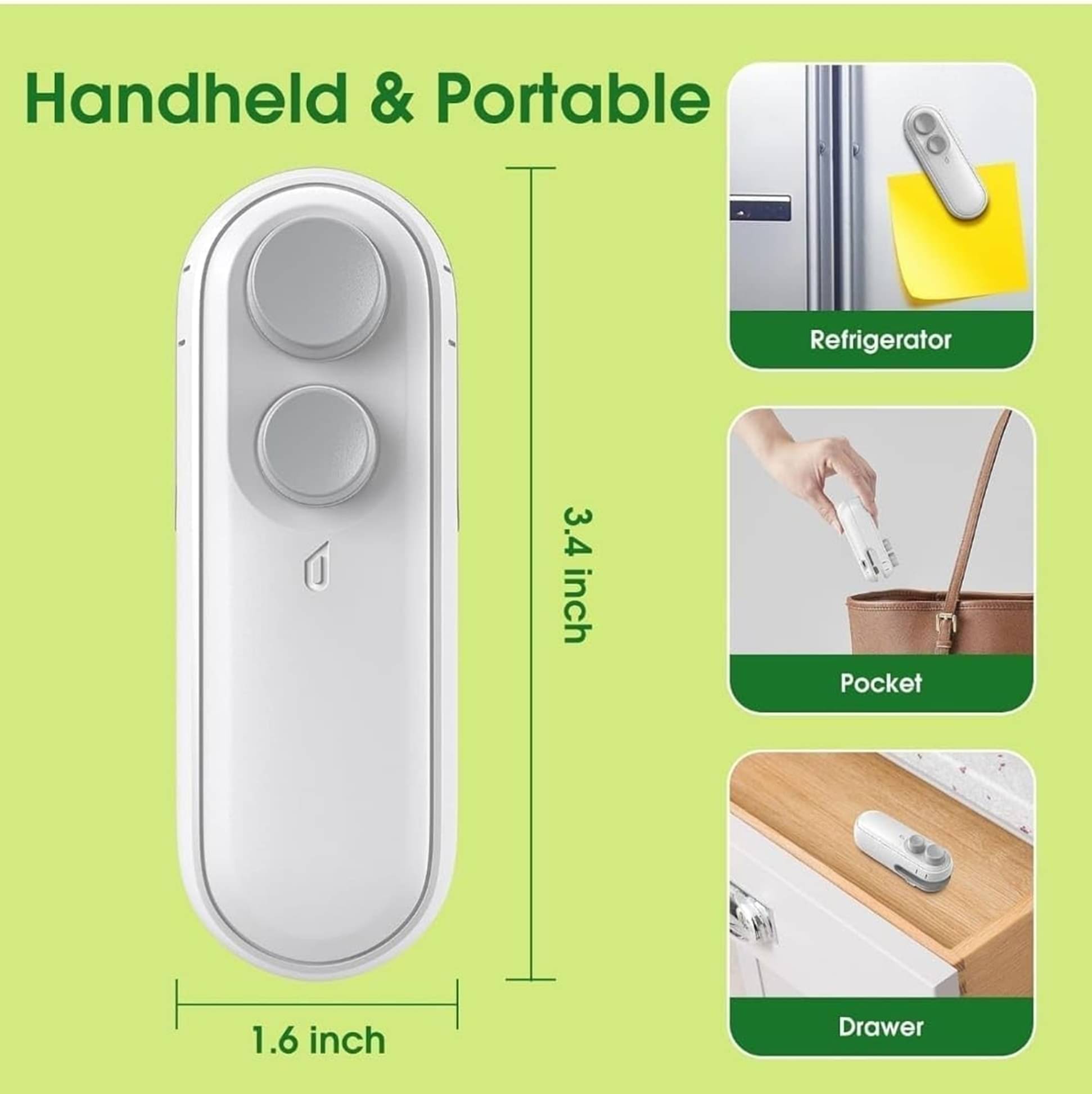     			Portable Mini Sealing Machine, Handheld Packet Sealer for Food, Snacks, Chips, Fresh Storage, Plastic Bags Sealing Machine,