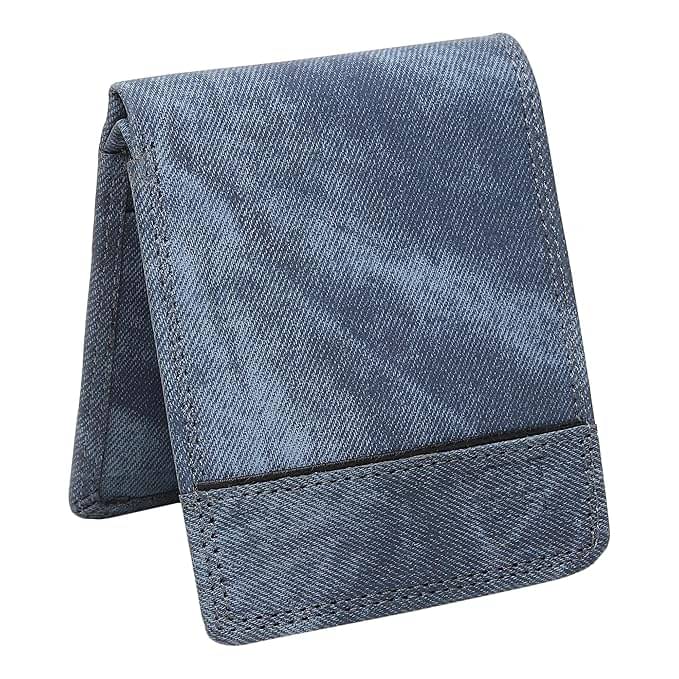     			RHYLOZ PU Solid Men's Two Fold Wallet With 4 Slots For Card ( White , Pack of 3 )