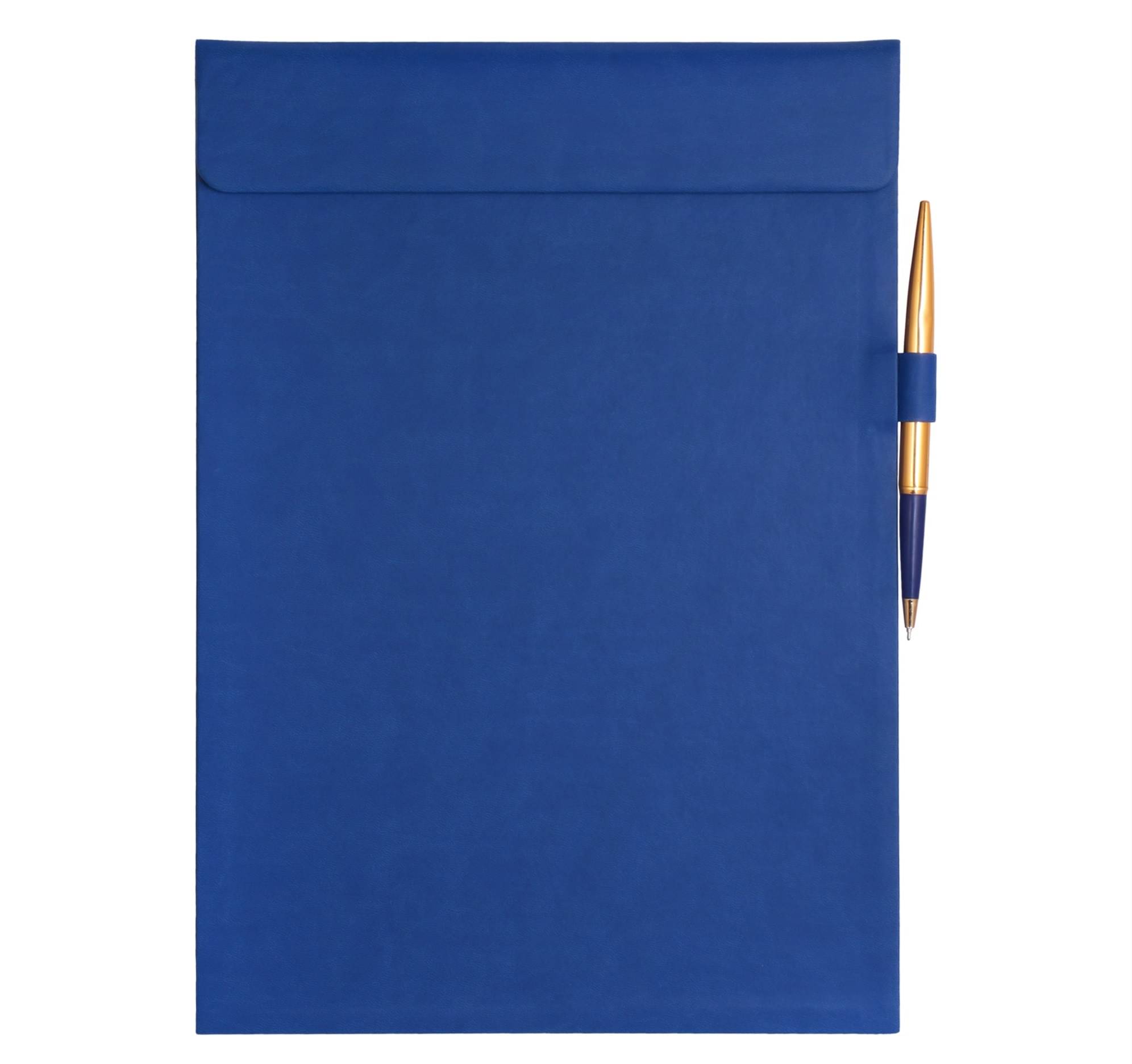     			Rasper Blue Extra Soft Premium Leather Clipboard Exam Pad Document Holder for Business Meeting Magnetic Writing Pad with Pen Holder Drawing Signature Conference Pad A4 (14x10 Inches / 35.5x25.5 Cms)