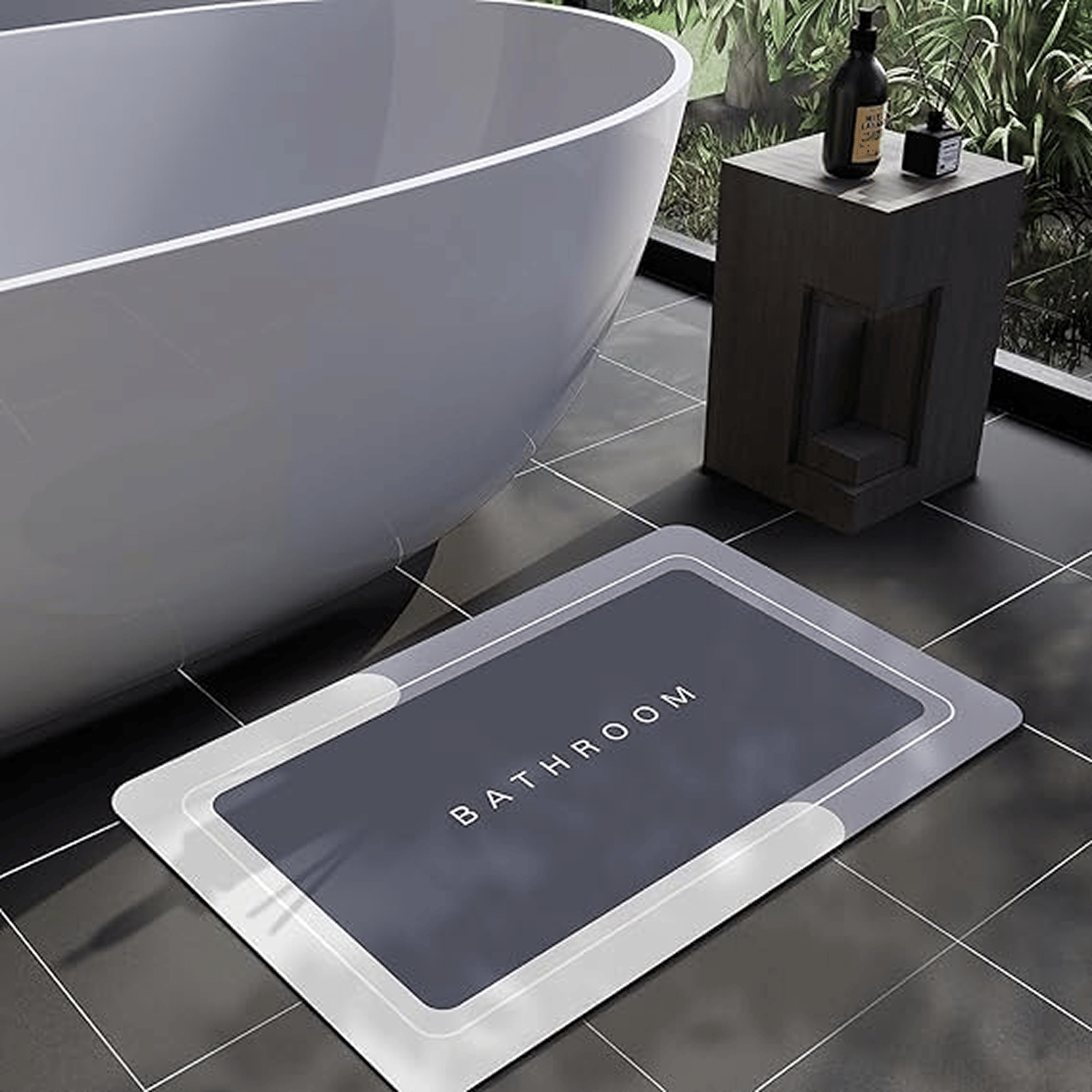     			Revernest Multi Rubber Floor Mat ( Pack of 1 )