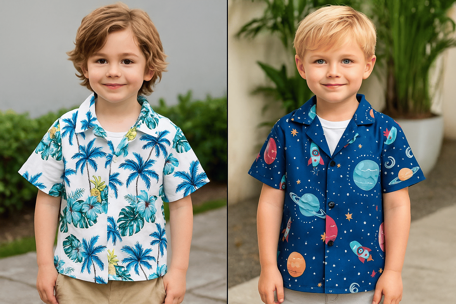 SHREE VANKIYA HANUMANJI FASHION Pack of 2 Boys 100% Cotton Half Sleeves Shirt ( Multicolor ) SHREE VANKIYA HANUMANJI FASHION Pack of 2 Boys 100% Cotton Half Sleeves Shirt ( Multicolor )
