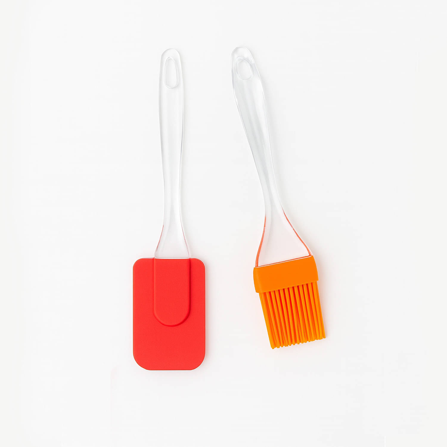 Silicone Spatula with Oil Brush Non-Stick Spatula (Pack of 2) Silicone Spatula with Oil Brush Non-Stick Spatula (Pack of 2)