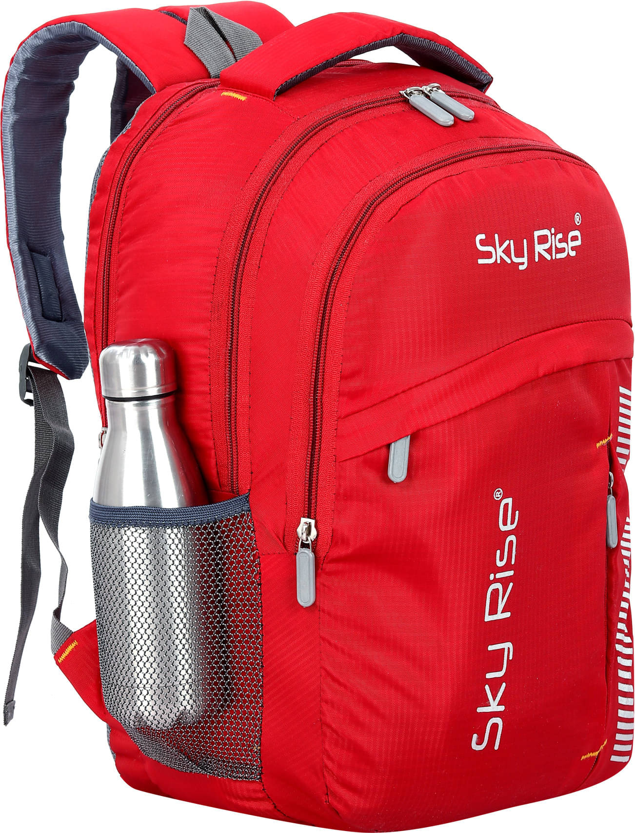     			Sky Rise 40 Ltrs Polyester Backpack *For Men & Women ( Black )