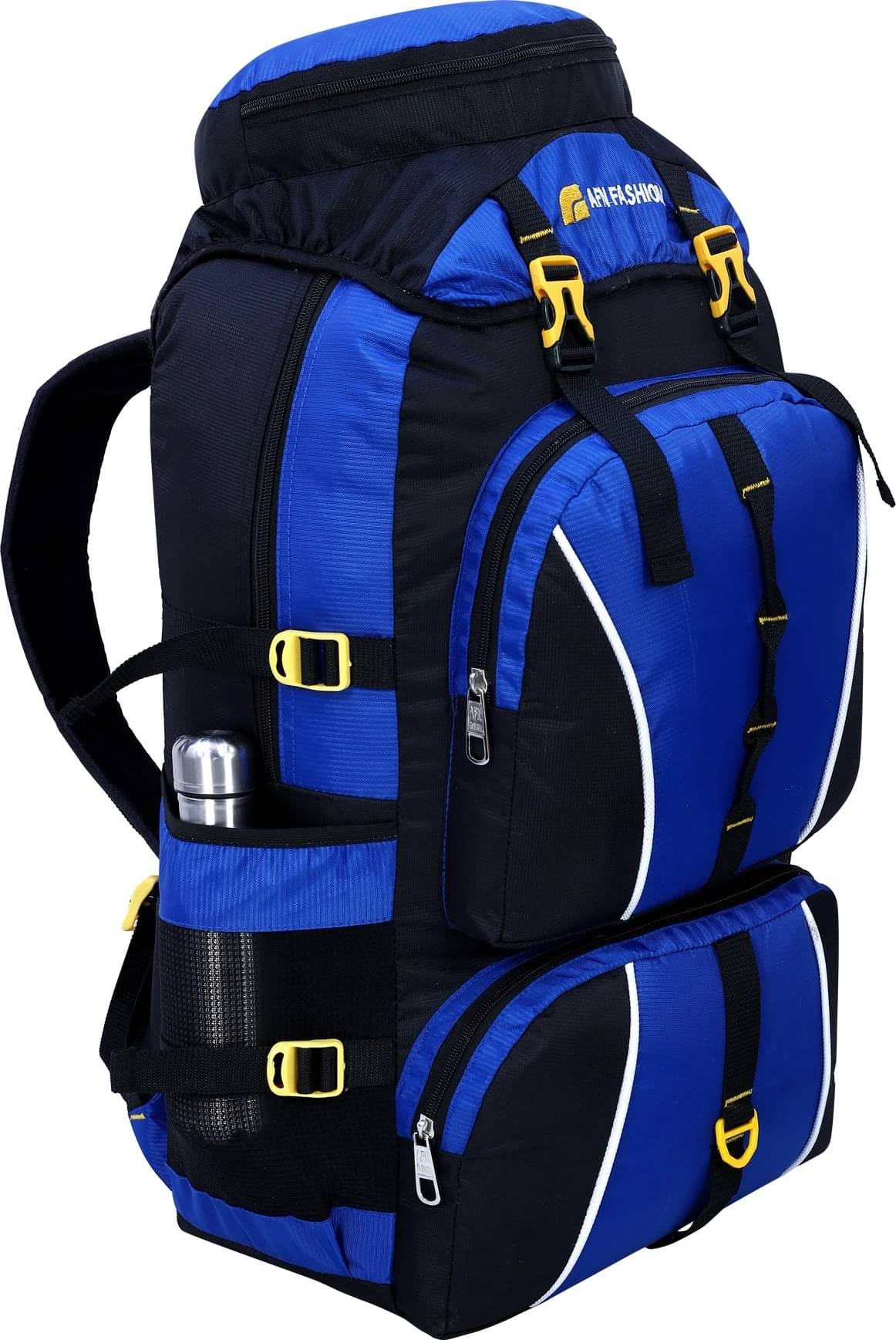     			Sky Rise 65 Ltrs Polyester Backpack *For Men & Women ( Blue )
