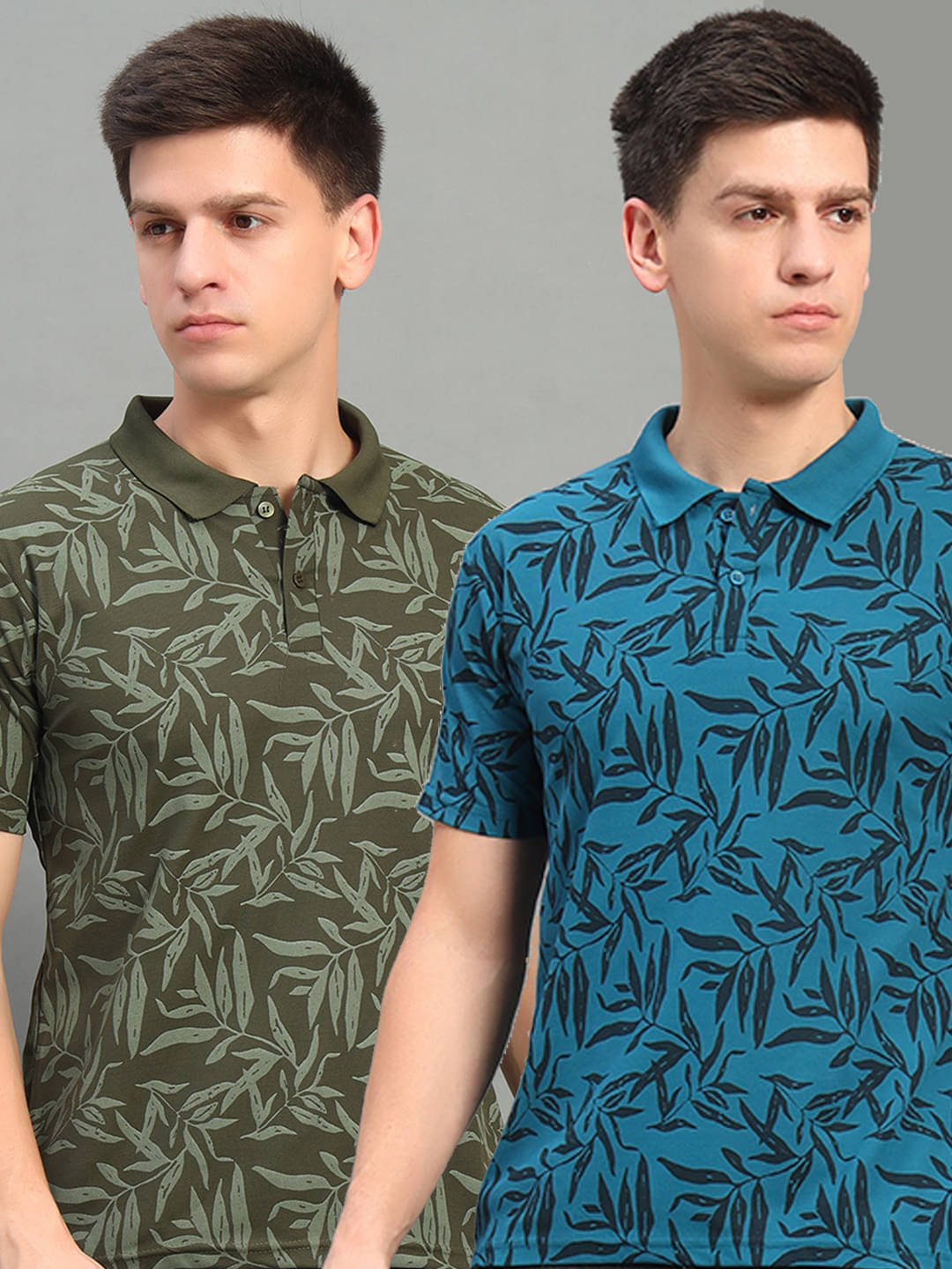 THE CASUALS Men Polyester Regular Fit Printed Polo T Shirt ( Teal Blue ) THE CASUALS Men Polyester Regular Fit Printed Polo T Shirt ( Teal Blue )